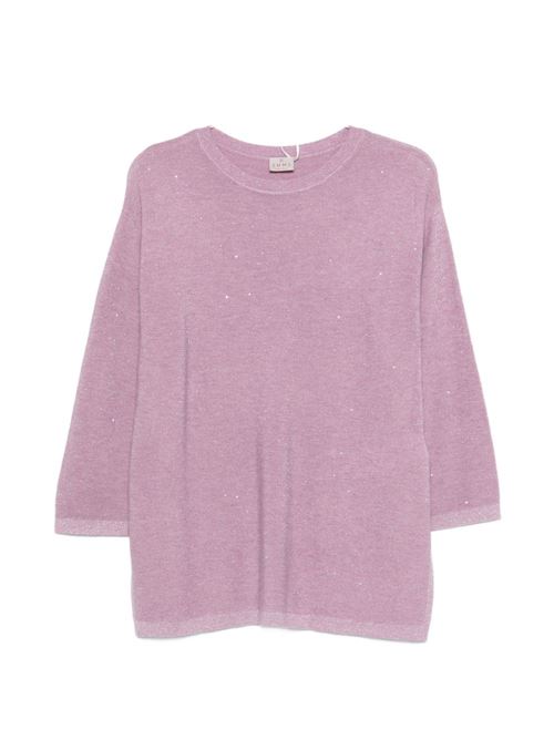 Maglia donna Emme Marella lurex con paillettes lavanda EMME Marella | SABBIA003